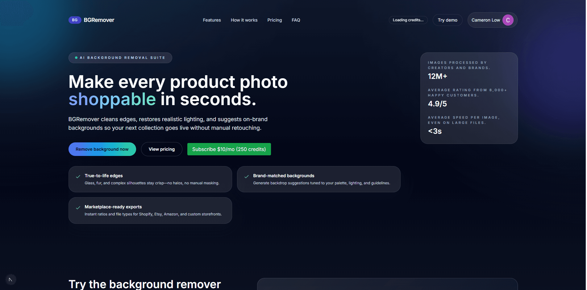 BG Remover preview