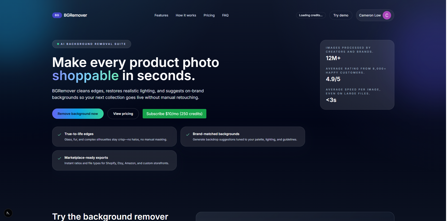 BG Remover preview