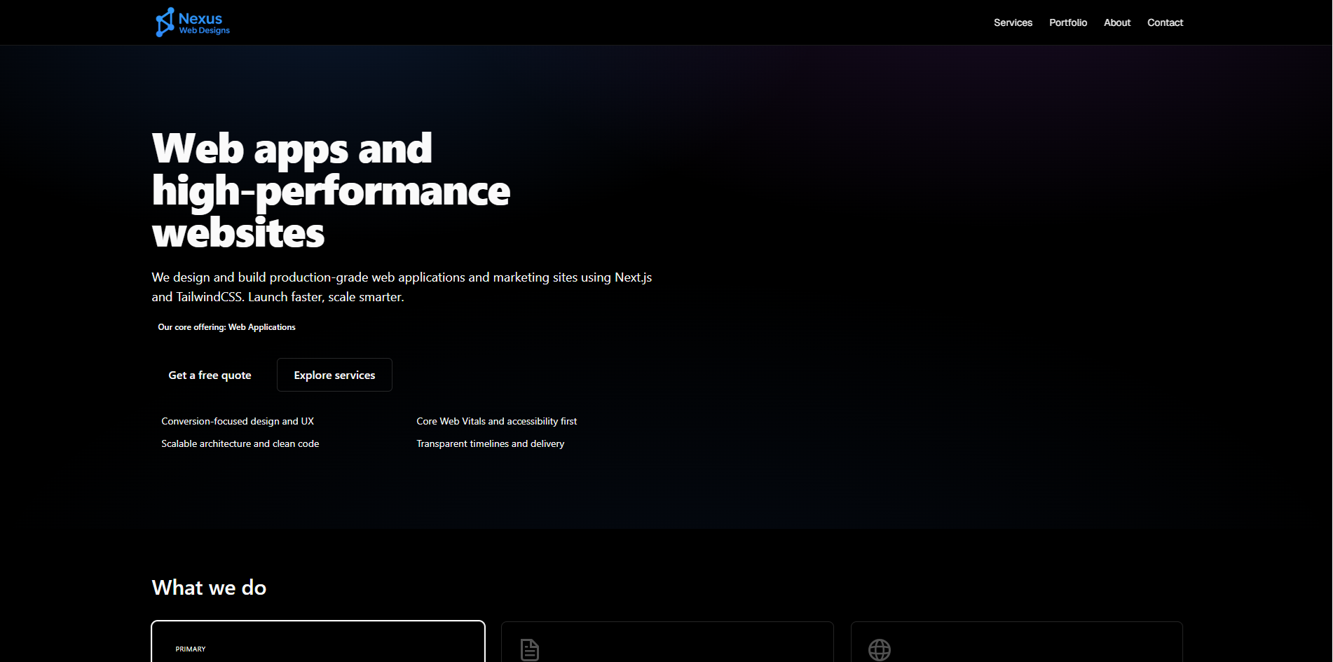 Nexus Web Designs preview